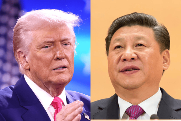 Presidente de Estados Unidos, Donald Trump, y su par chino, Xi Jinping.