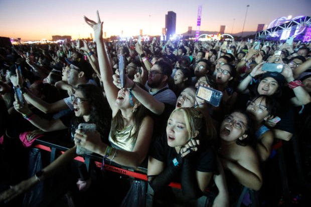El público del Lollapalooza Chile.