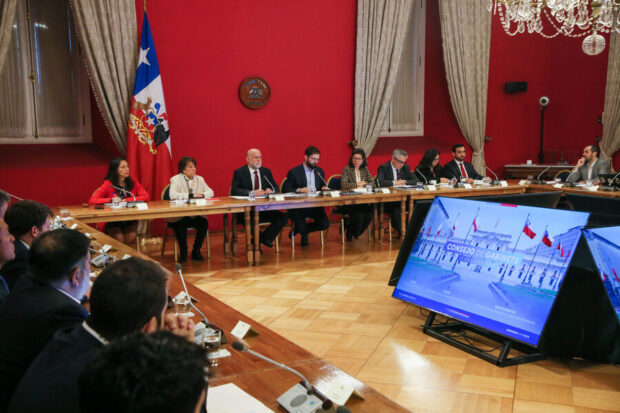Consejo de Gabinete encabezado por el Presidente Gabriel Boric. 