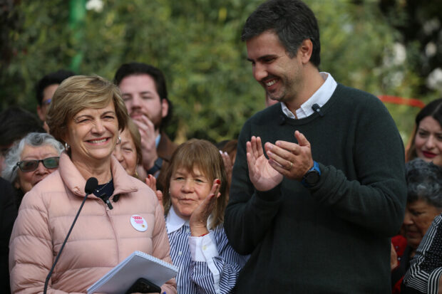 Evelyn Matthei y Diego Paulsen