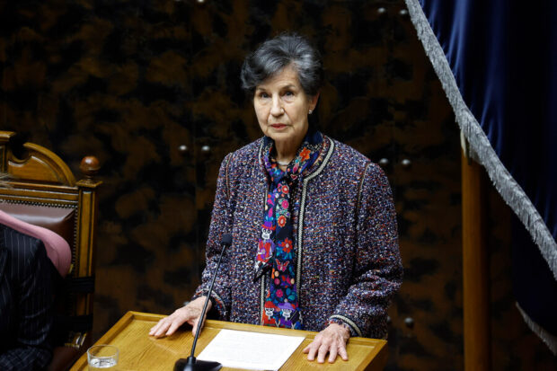 La senadora Isabel Allende (PS) ofrece su ultimo discurso en el Senado