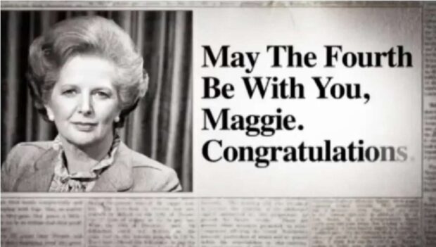 Nota de London Evening News del 4 de mayo de 1979