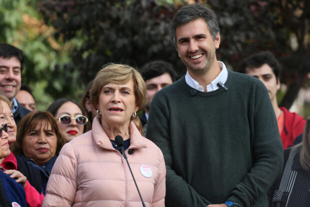 Evelyn Matthei y Diego Paulsen.