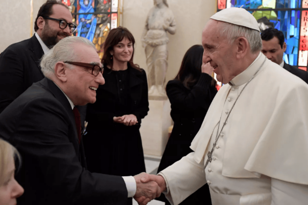 Papa Francisco y Martin Scorsese