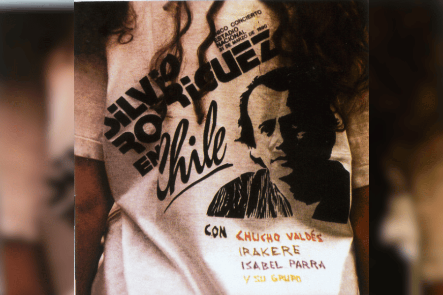 Carátula del disco "En Chile", de Silvio Rodríguez