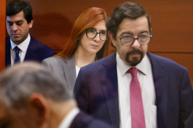 Catalina Perez en su audiencia de formalización.
