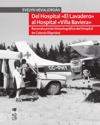 El libro de Evelyn Hedia. Se puede apreciar la ambulancia y la avioneta ambulancia utilizados por el hospital de Colonia Dignidad