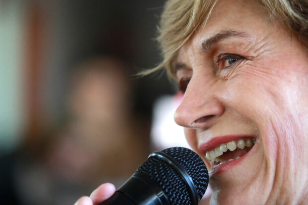 Punto de prensa de Evelyn Matthei.