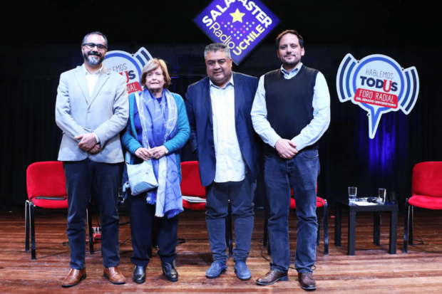 El 13 de mayo el Senado Universitario y Radio Universidad de Chile organizaron el foro radial Hablemos TodUs titulado “Las universidades estatales del futuro”.