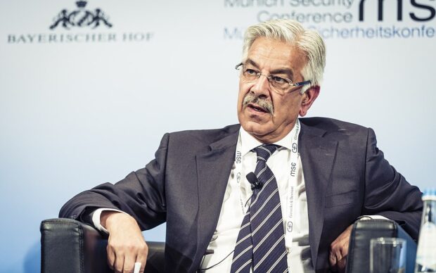 Primer ministro de Defensa de Pakistán.