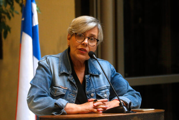 Punto de prensa de Lorena Fries.