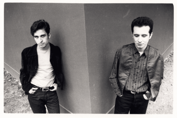 Los Prisioneros durante la promoción del disco "Corazones"