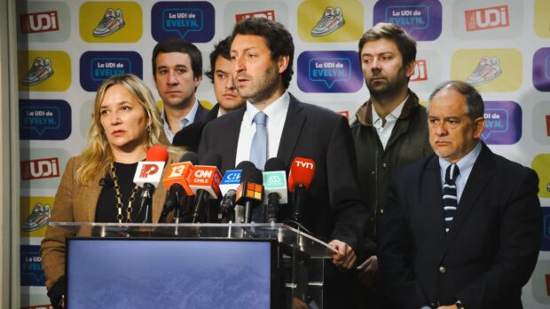 Punto de prensa de la Unión Demócrata Independiente (UDI).