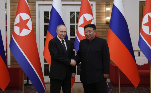 Vladmir Putin y Kim Jong-un, en el contexto de una visita de Estado ruso a Corea del Norte, Junio 2024