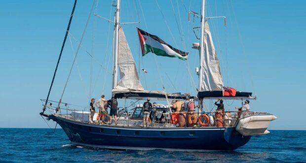 Flotilla humanitaria. Foto: Instagram Greta Thunberg