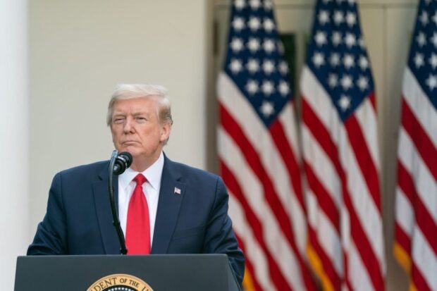 (Foto de ARCHIVO) El presidente de Estados Unidos, Donald Trump, en una comparecencia en la Casa Blanca CONSEJO DE SEGURIDAD NACIONAL DE EEUU 22/6/2020