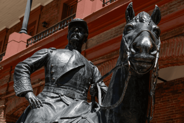 Estatua del General Baquedano en el Museo Histórico y Militar de Chile. Foto: ATON