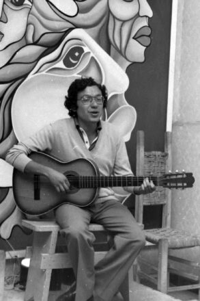 Felo en la Peña Antiñén, año 1986