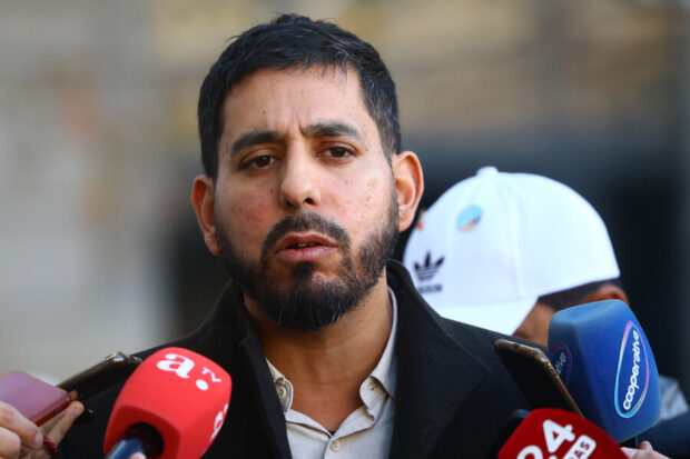 Punto de prensa del Jorge Brito.