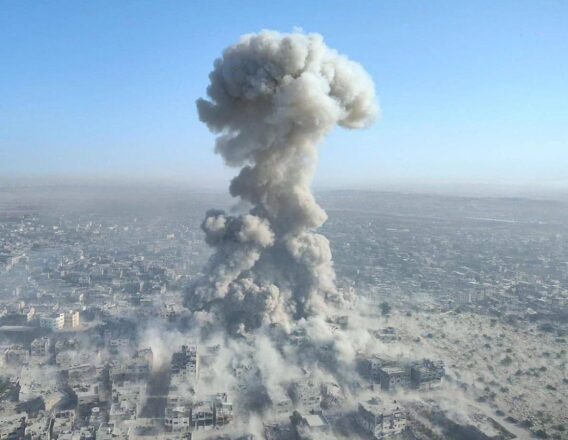 Los bombardeos en Gaza desde el 7 de octubre del 2023, equivalen a el lanzamiento de 8 bombas atómicas en toda la franja. Vía X@mhdksafa 17/06/2025