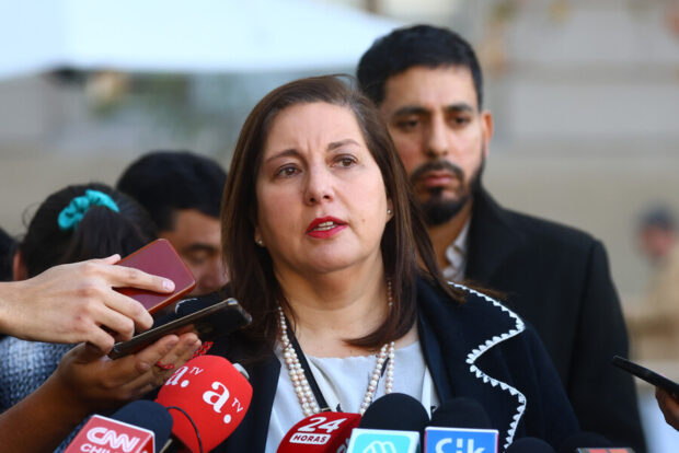 Punto de prensa de Paulina Vodanovic.