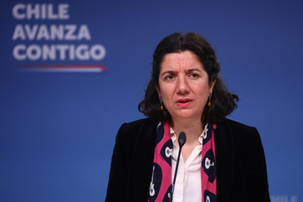 Punto de prensa de Aisén Etcheverry.