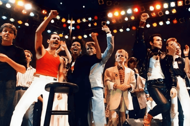 Registro del histórico concierto Live Aid.