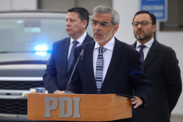 Ministro de Seguridad Pública, Luis Cordero.