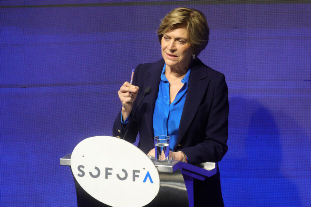 Presidenciable de Chile Vamos, Evelyn Matthei. Imagen: Agencia ATON.