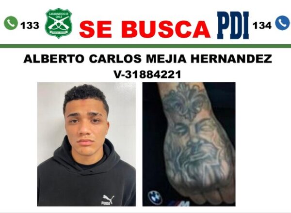 El sicario prófugo Alberto Carlos Mejía Hernández abandonó el país