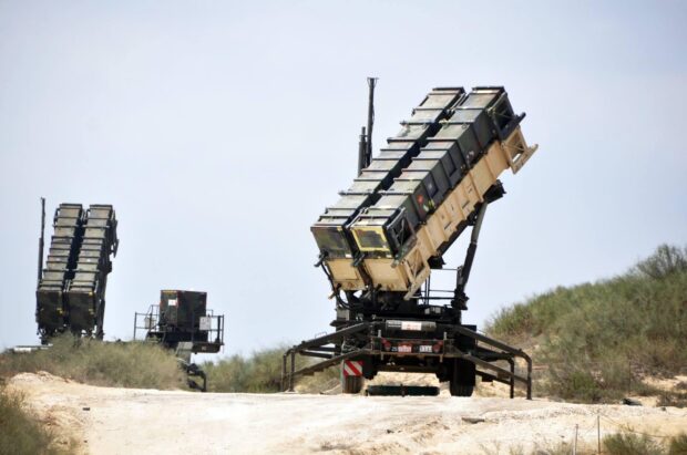 Dos baterías de sistemas anti misiles Patriot de origen estadounidense desplegados en Israel