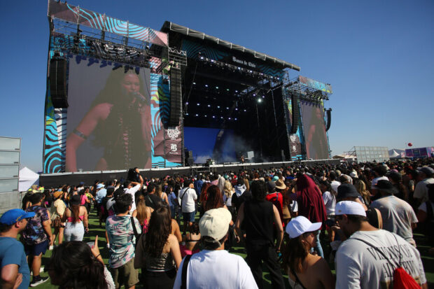 Primer dia de Lollapalooza 2025 en el Parque Cerrillos Bicentenario. Jonnathan Oyarzun/Aton Chile