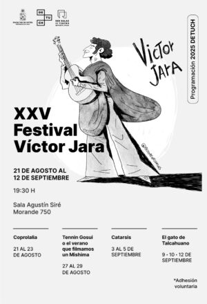 AFICHE XXV Festival Victor Jara
