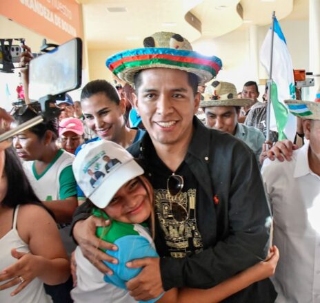 El candidato del MAS, Andrónico Rodríguez