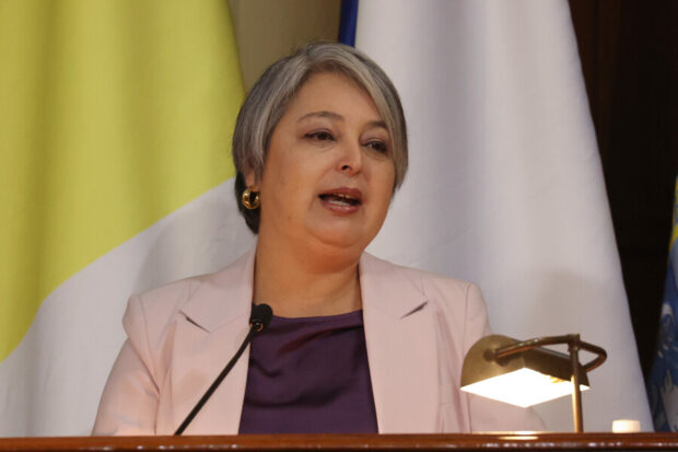 Candidata del oficialismo, Jeannette Jara. Imagen: Agencia ATON.