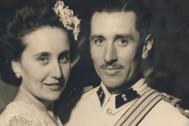 Retrato de Carlos Prats y Sofía Cuthbert 