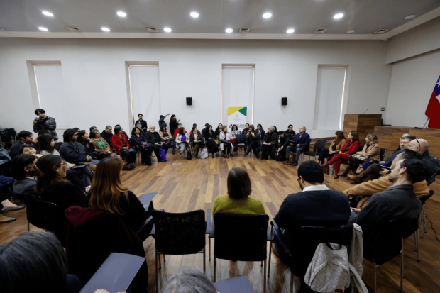 Despedida de la delegación de la U. de Chile que será parte de la FILUNI.