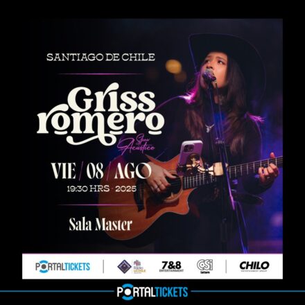 La cantautora mexicana, Griss Romero, se presenta el 8 de agosto en Sala Master de Radio Universidad de Chile.