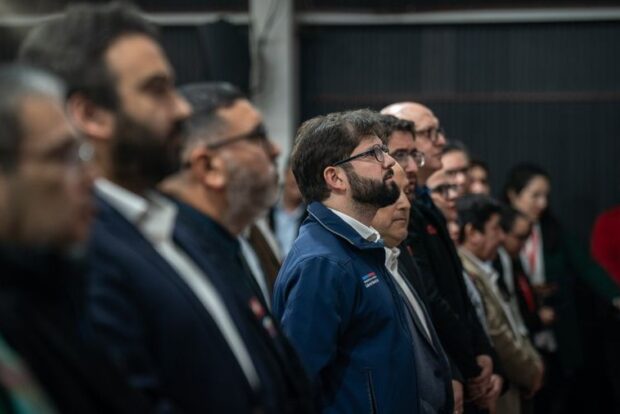 Presidente Gabriel Boric participa en aniversario de la CUT
