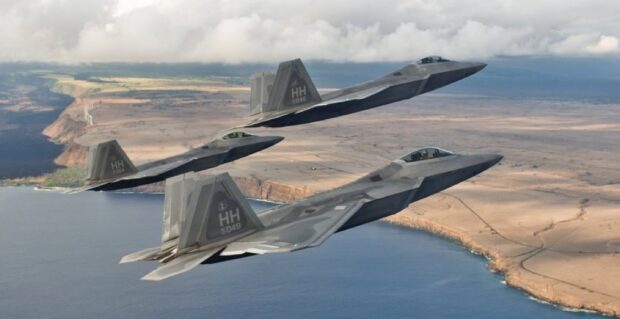 Aviones de combate estadounidense Lockheed Martin F 22