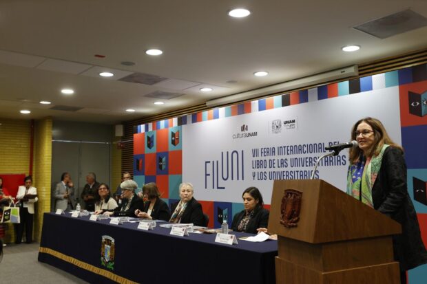 La inauguración de FILUNI se desarrolló este martes 26 de agosto. Foto: Alejandra Fuenzalida.
