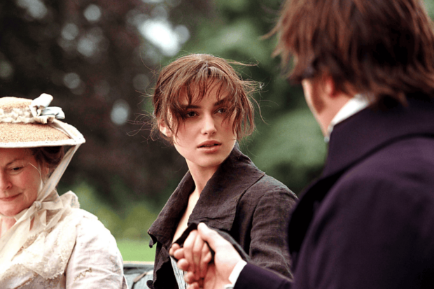 Frame de "Orgullo y Prejuicio", película de Joe Wright.