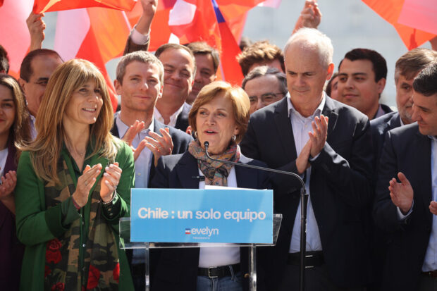 Ximena Rincón, Evelyn Matthei y Rodrigo Galilea.