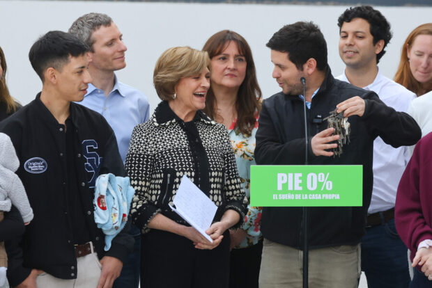 Evelyn Matthei y Agustín Iglesias