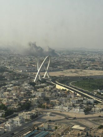 Imágenes del bombardeo israelí sobre Doha, Qatar