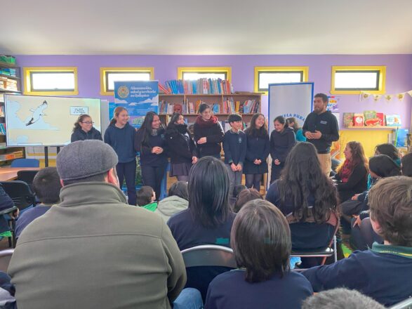 Lanzamiento del comic Breve Historia de un ajo en la Escuela Rural de Quilquico