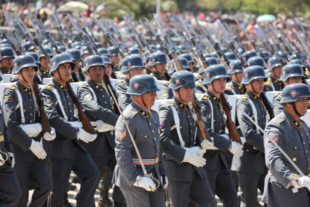 Parada Militar 2025, en el elipsis del parque O'Higgins, en la comuna de Santiago.