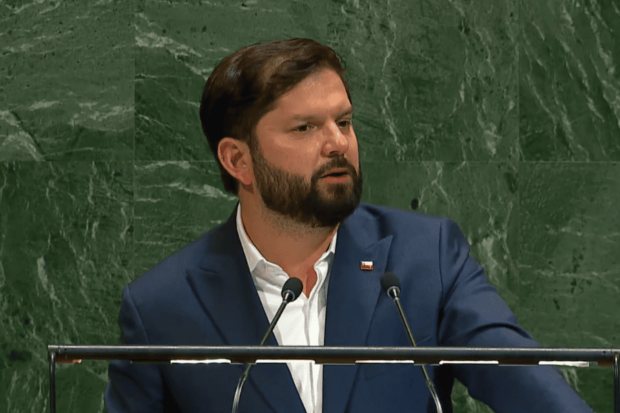 Presidente Gabriel Boric en la 80ª Asamblea General de la ONU. 