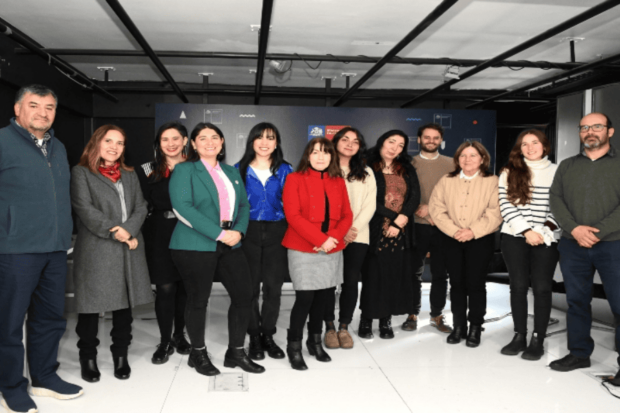 Los integrantes de la comisión "Educacion sin Brechas de Genero".