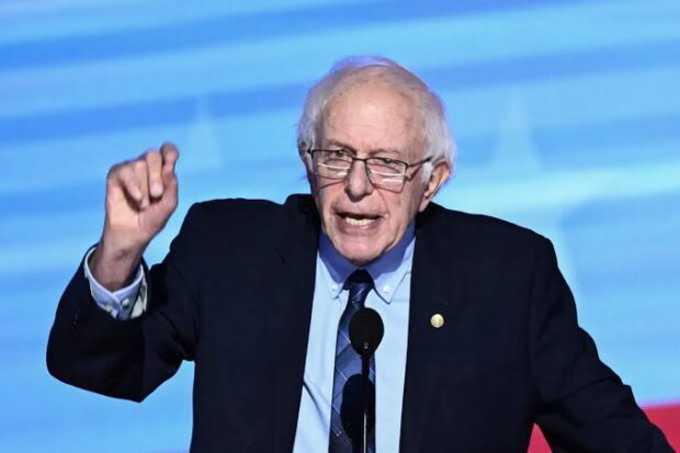 Bernie Sanders, senador estadounidense por Vermont. Vía X@Palestinahoy01